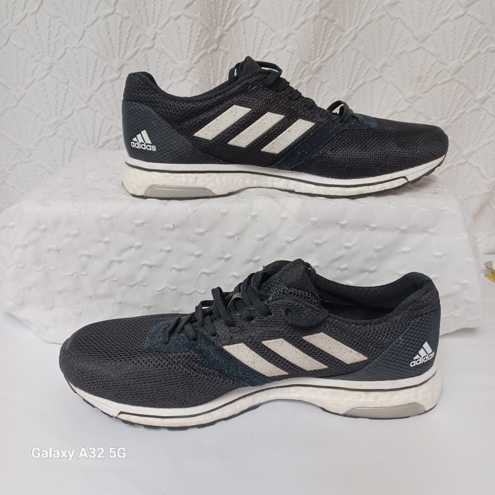 Adidas Wimen  Size 11 Black and White Athletic Shoes